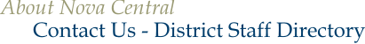 Contact Information - District Staff Directory